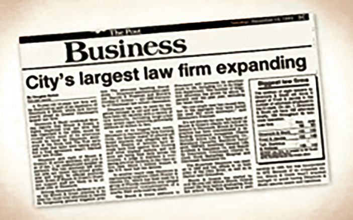 Post Business: City's largest law firm expanding