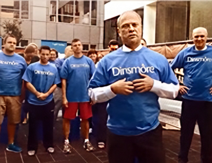 Dinsmore team bucket challenge