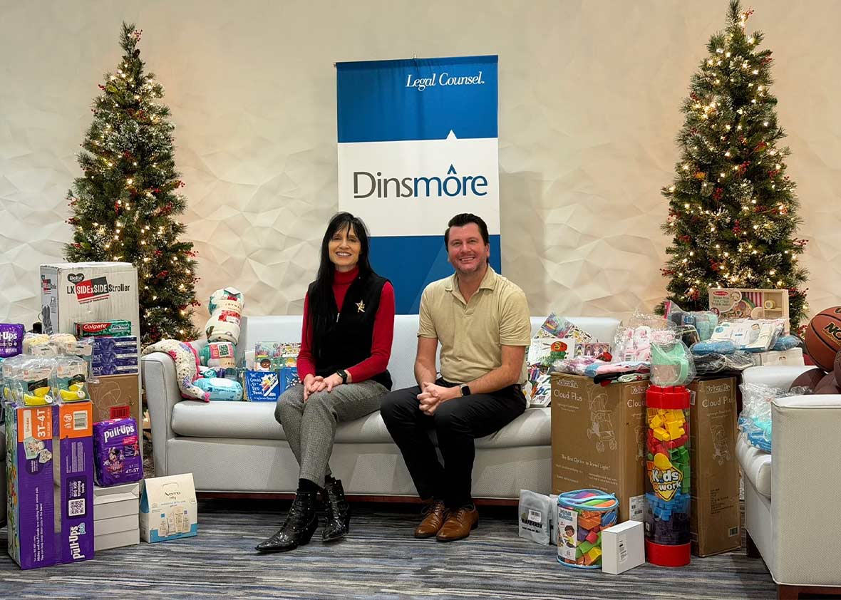 Dinsmore has supported the Foster Love Project's mission to provide essential items to children in foster care.